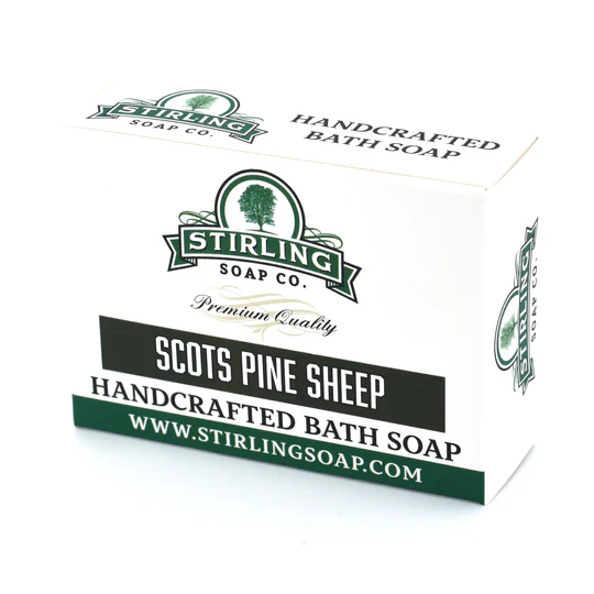 Stirling Soap Company Scots Pine Sheep Bath Soap 5.5oz