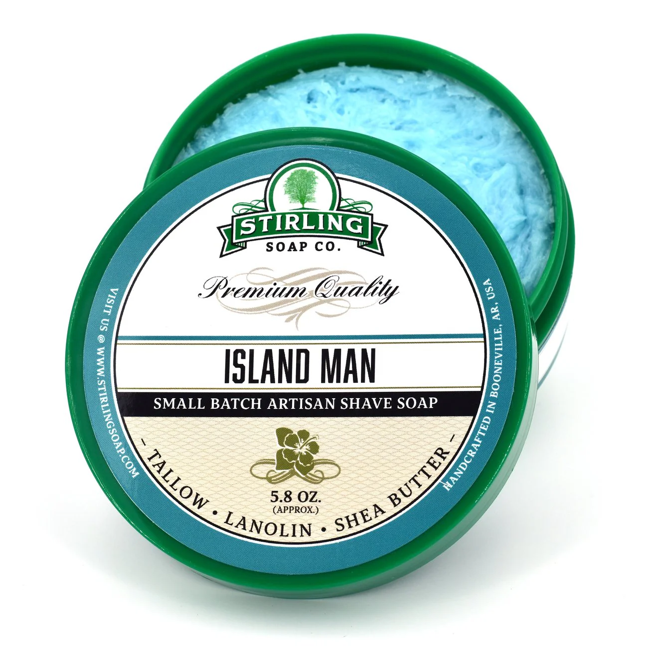Stirling Soap Company Island Man Shave Soap 5.8oz