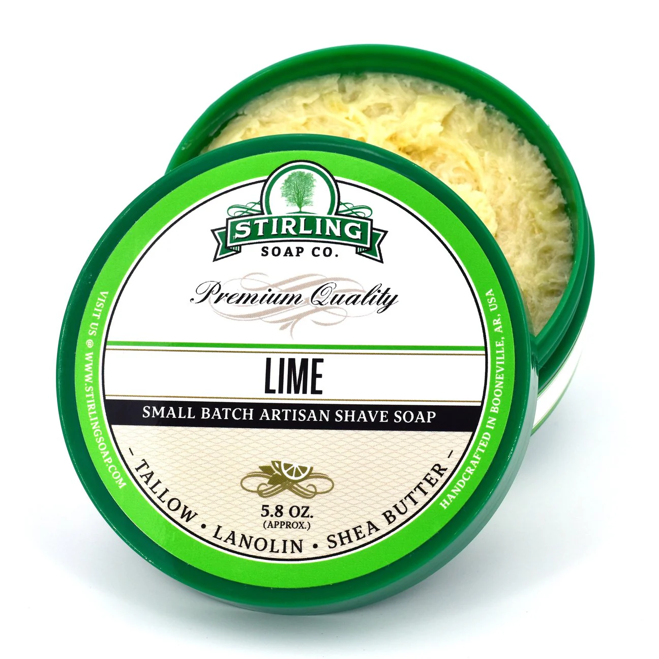 Stirling Soap Company Lime Shave Soap 5.8oz
