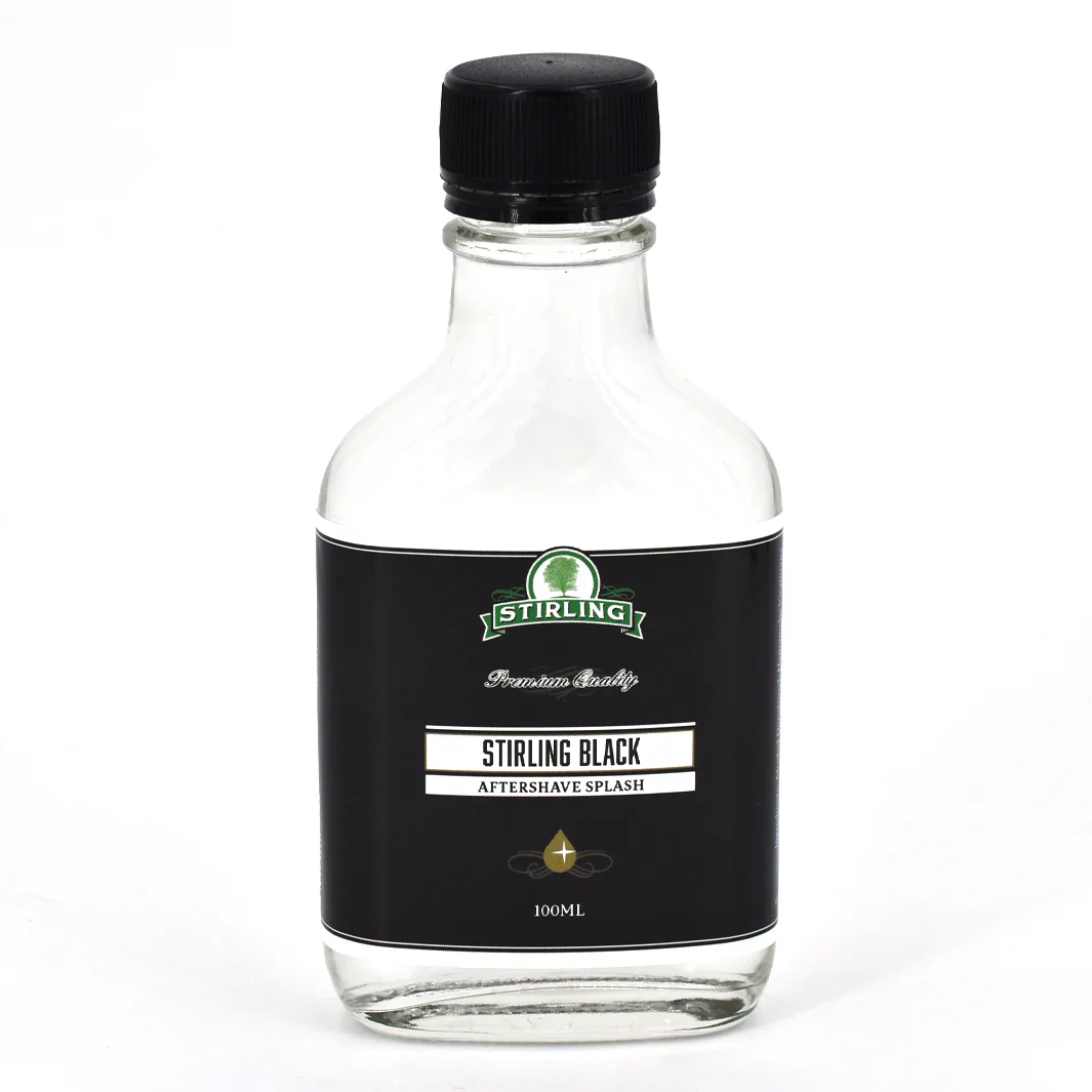 Stirling Soap Company Stirling Black Aftershave Splash 100ml
