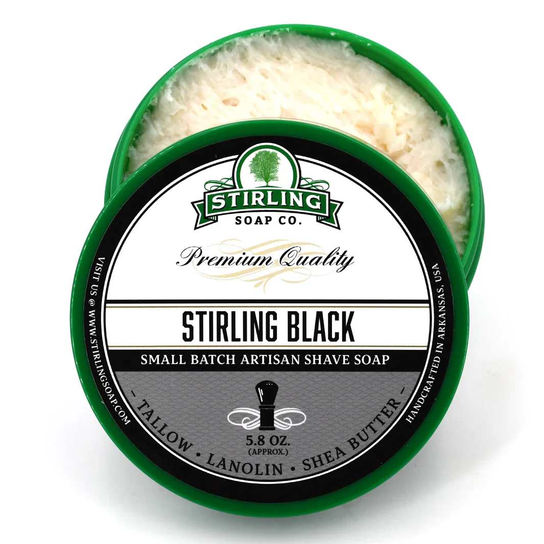 Stirling Soap Company Stirling Black Shave Soap 5.8oz