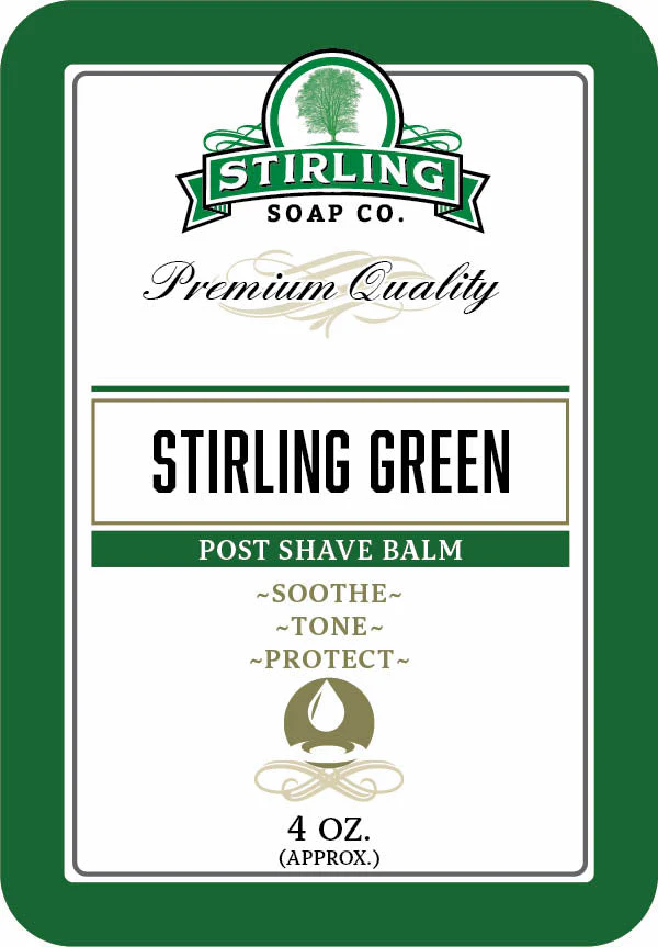 Stirling Soap Company Stirling Green Post-Shave Balm 4oz - Image 2