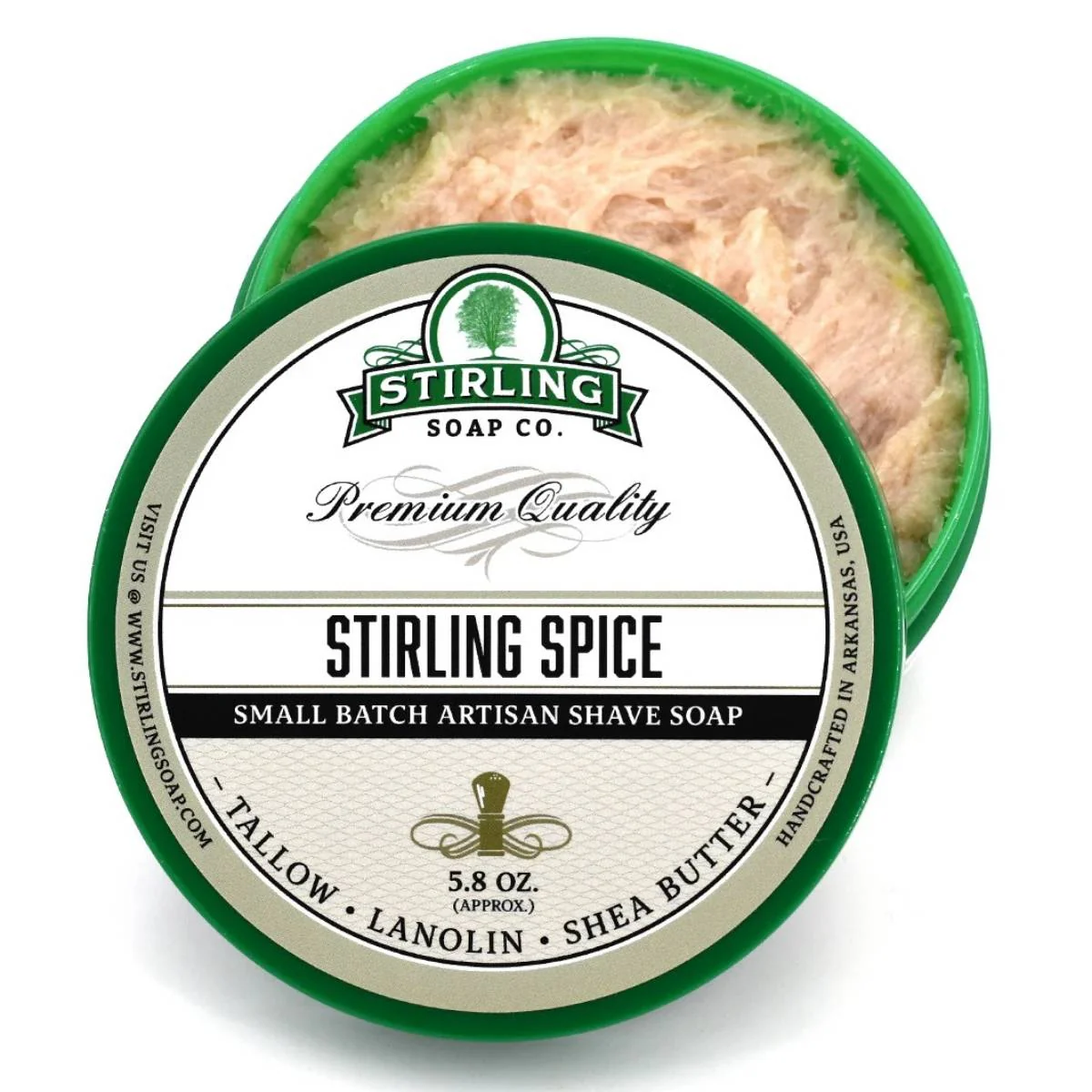 Stirling Soap Company Stirling Spice Shave Soap 5.8oz