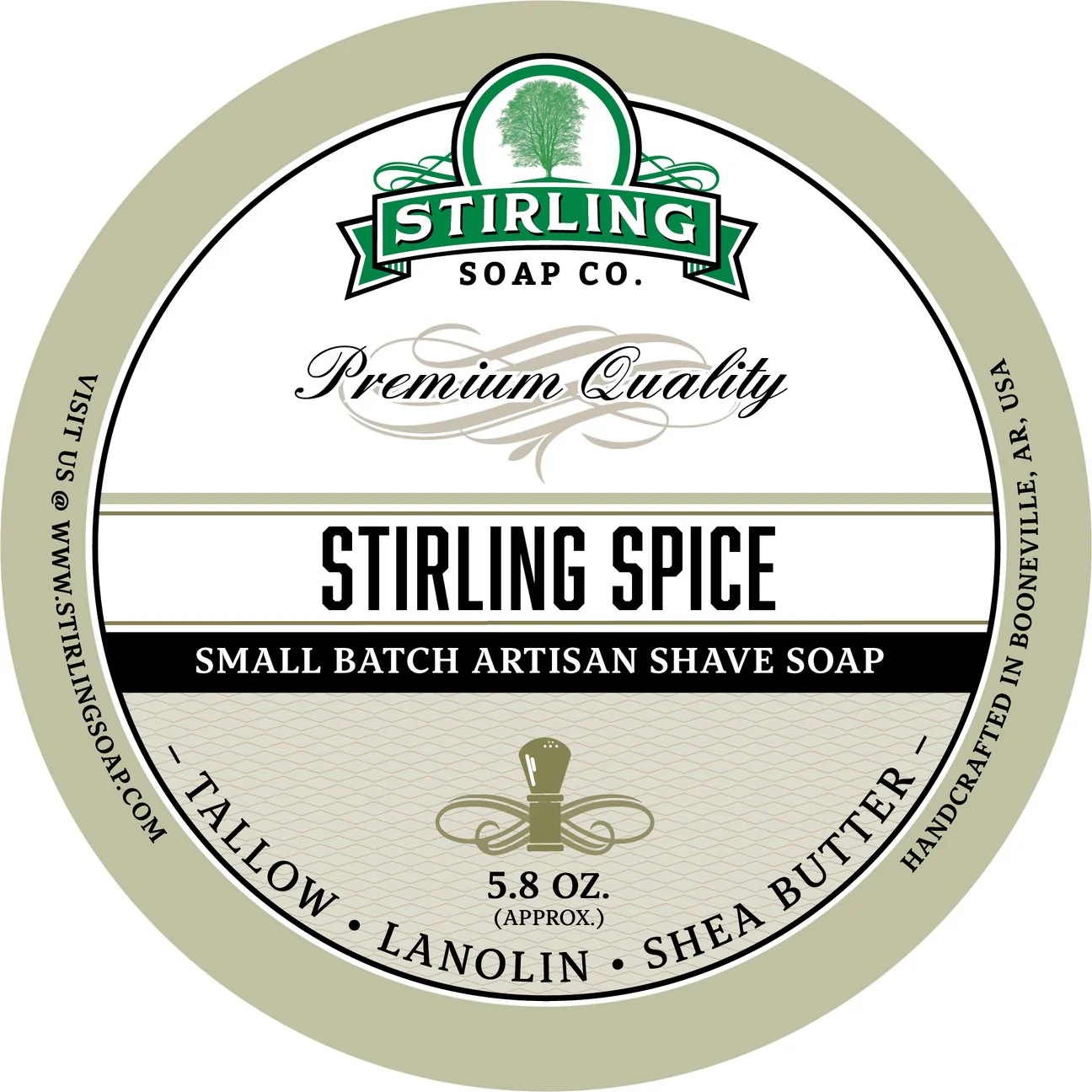 Stirling Soap Company Stirling Spice Shave Soap 5.8oz - Image 2