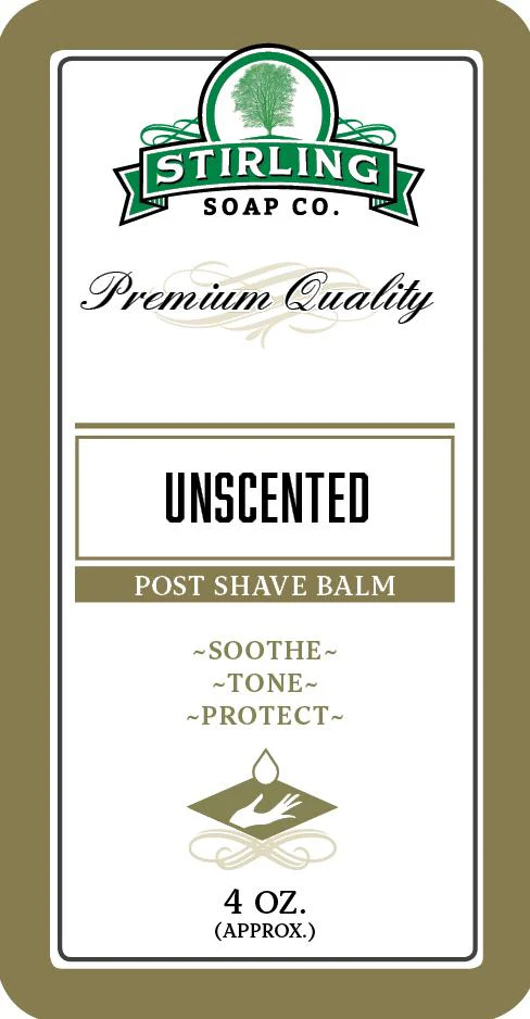 Stirling Soap Company Unscented Post-Shave Balm 4oz - Image 2