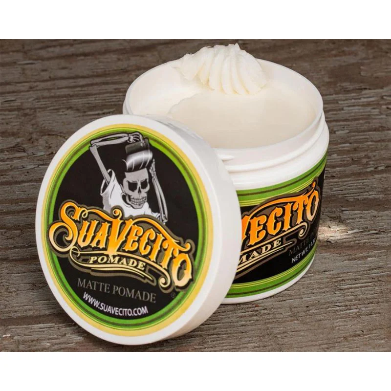 Suavecito - Matte Pomade - Medium Hold - No Shine - 4oz - Image 4