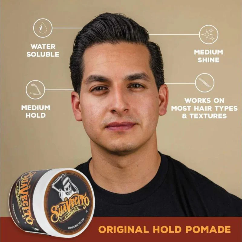 Suavecito - Original Pomade - Medium Hold - Medium Shine - 4oz - Image 4