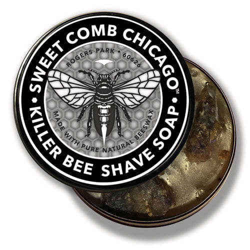 Sweet Comb Chicago - All Natural Shave Soap - Killer Bee - Image 2