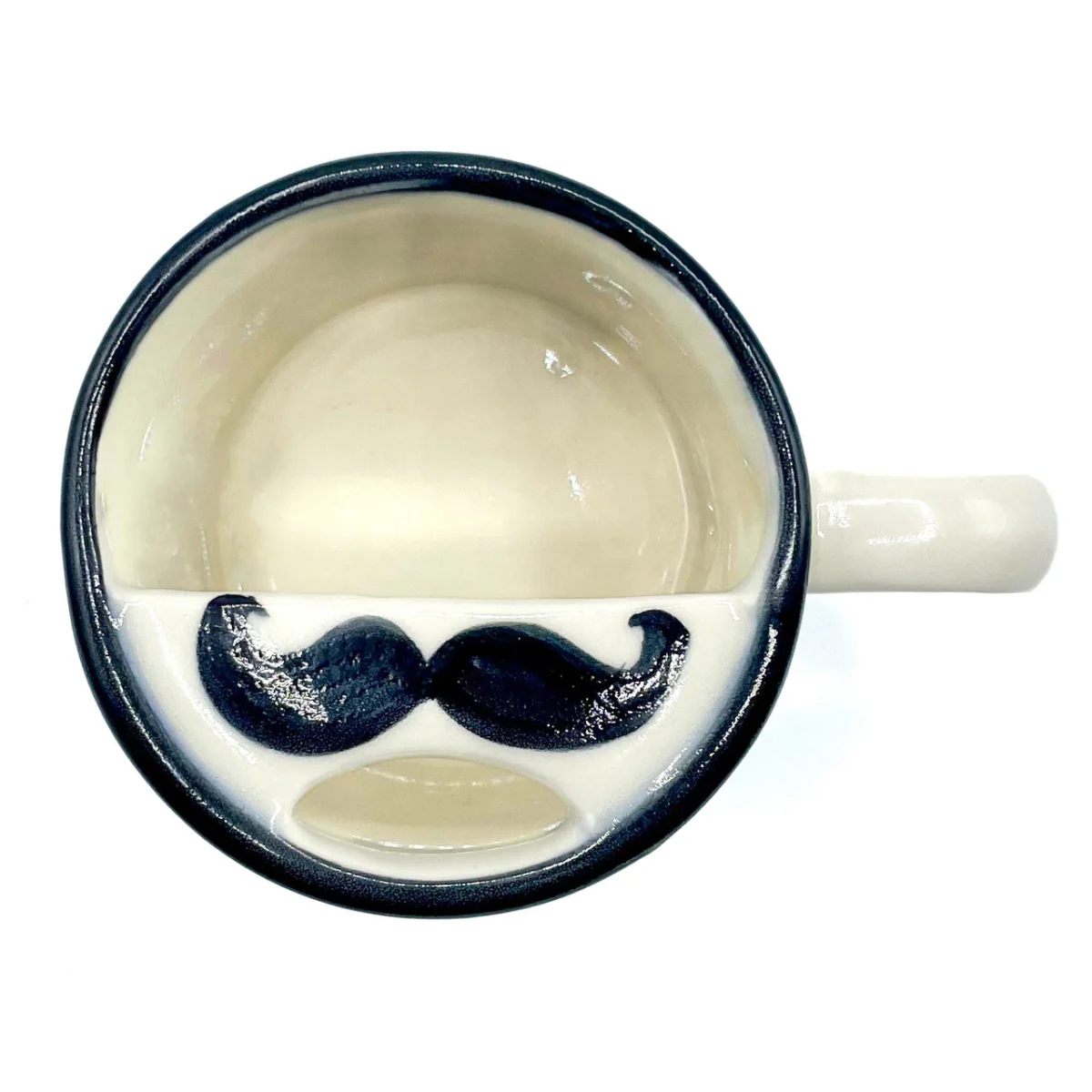 Taconic Ivory Mustache Stoneware Guard Mug - Image 2