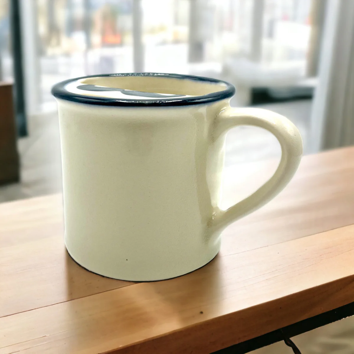 Taconic Ivory Mustache Stoneware Guard Mug - Image 3