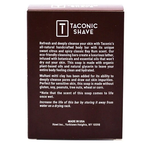 Taconic - Bay Rum - All Natural Body Cleansing Bar - Image 3