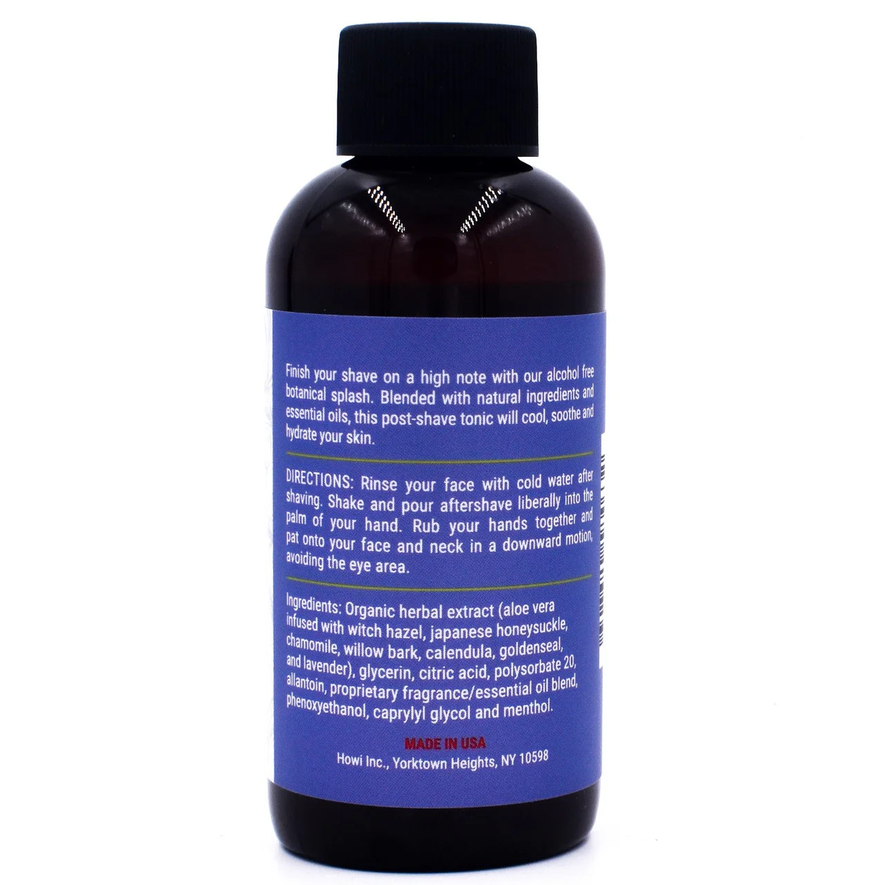 Taconic Lavender Lime Botanical Aftershave Splash 4oz - Image 2