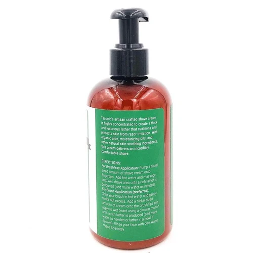 Taconic - Eucalyptus Mint - Shave Cream In 8 Oz. Pump Bottle - Image 2