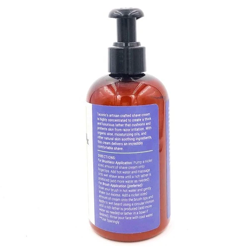 Taconic - Lavender Lime - Shave Cream In 8 Oz. Pump Bottle - Image 2