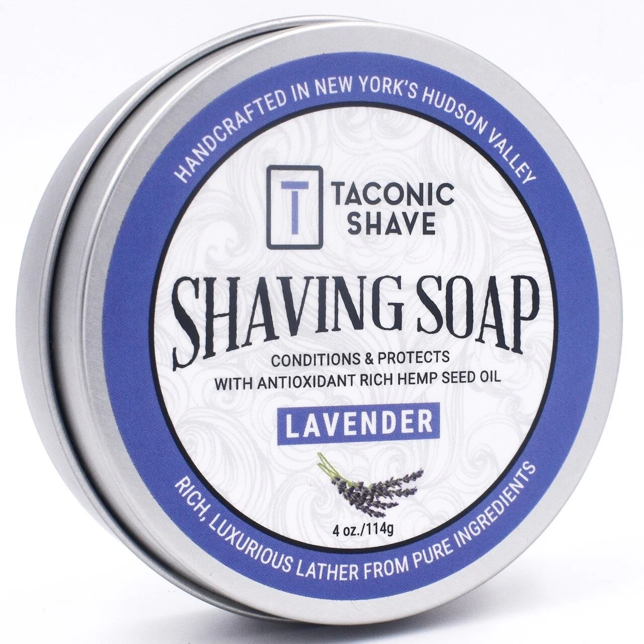 Taconic - Lavender - Shaving Soap With Hemp Seed Oil