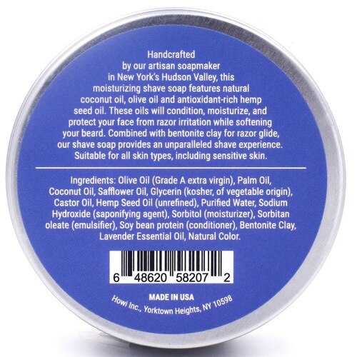 Taconic - Lavender - Shaving Soap With Hemp Seed Oil - Image 3