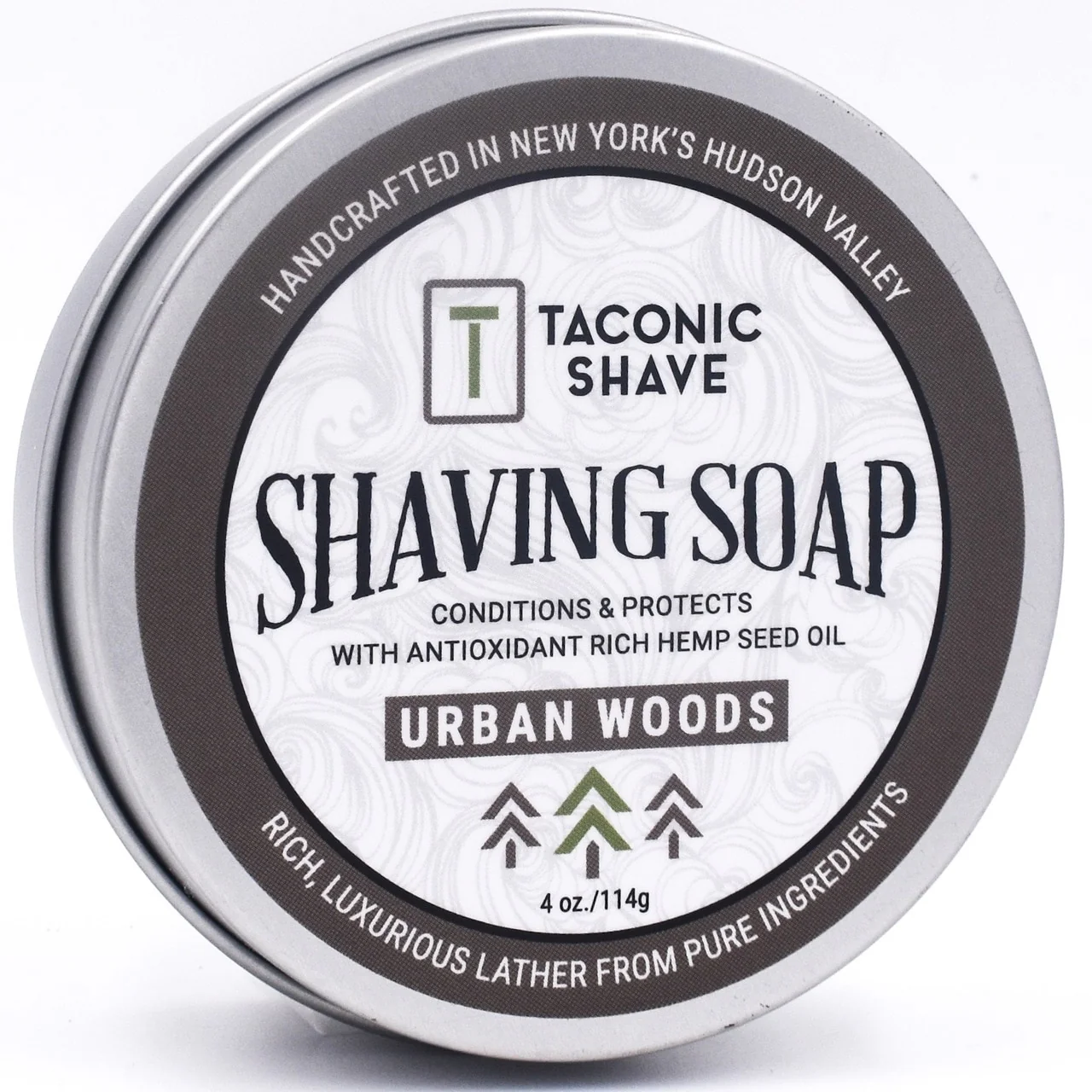 Taconic - Urban Woods - Shaving Soap With Hemp Seed Oil