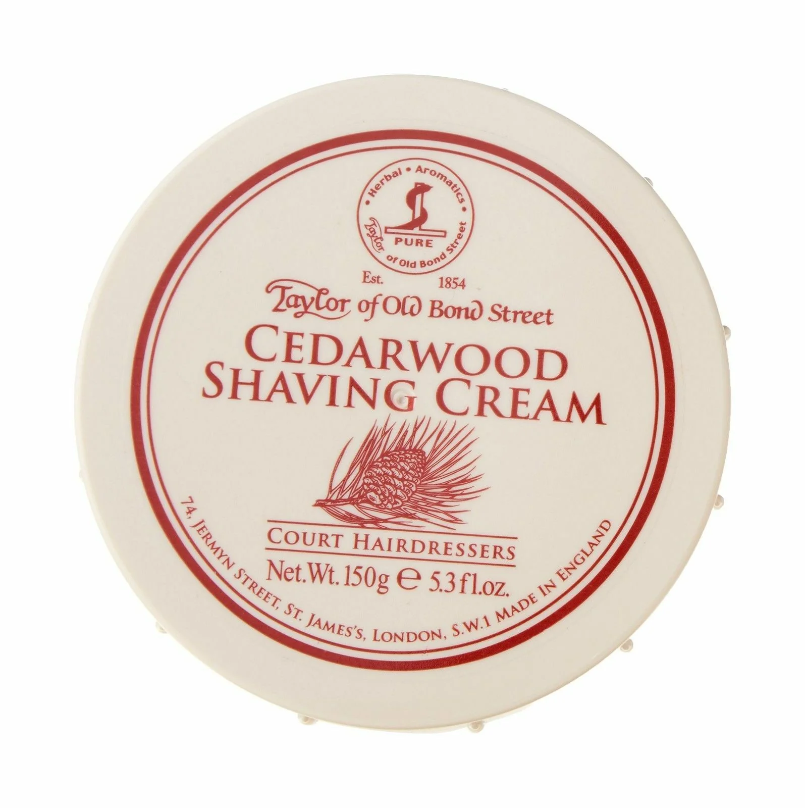Taylor of Old Bond Street - Cedarwood Shaving Cream - 5.3oz