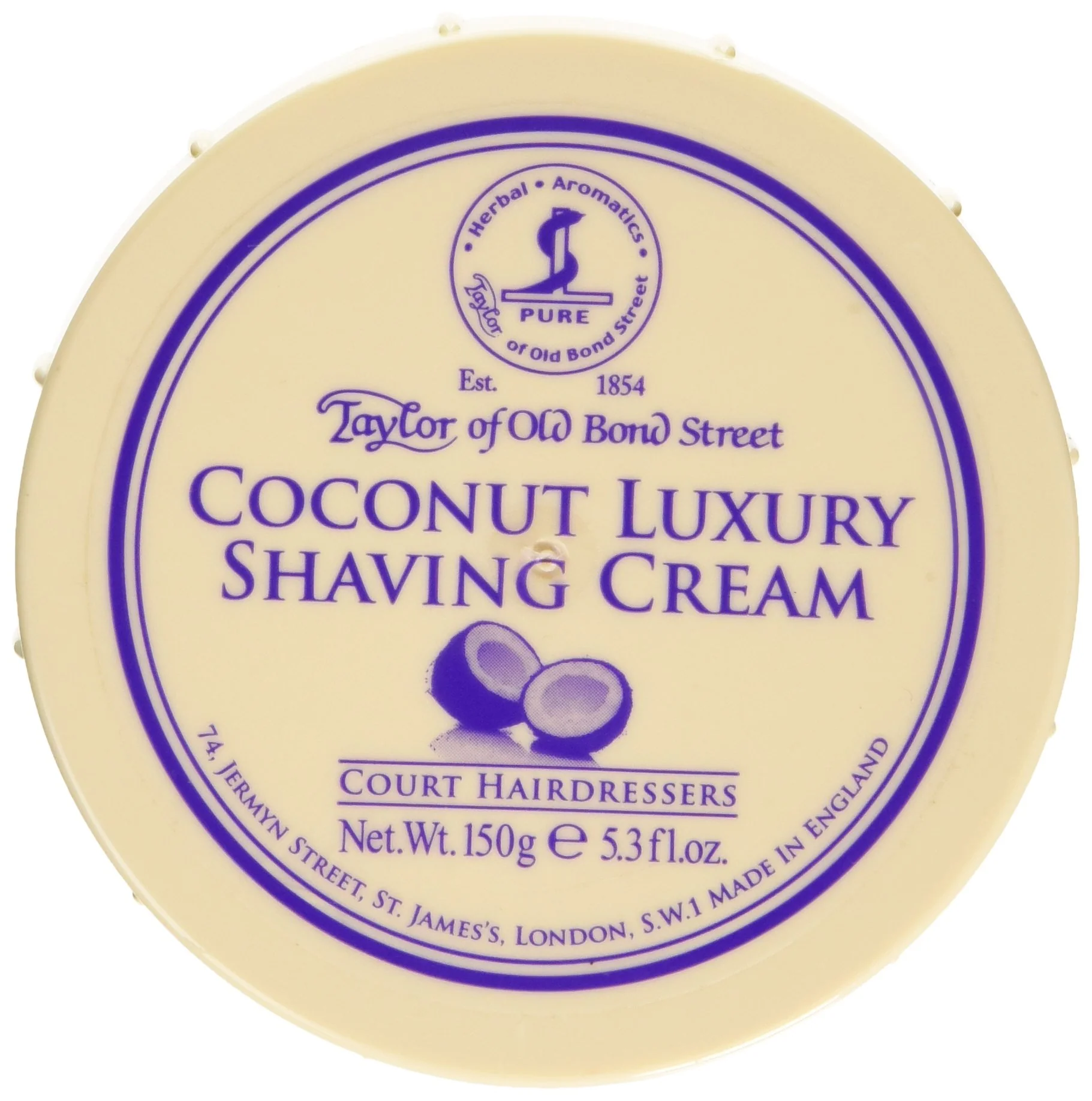 Taylor of Old Bond Street - Coconut Shaving Cream - 5.3oz - Image 2