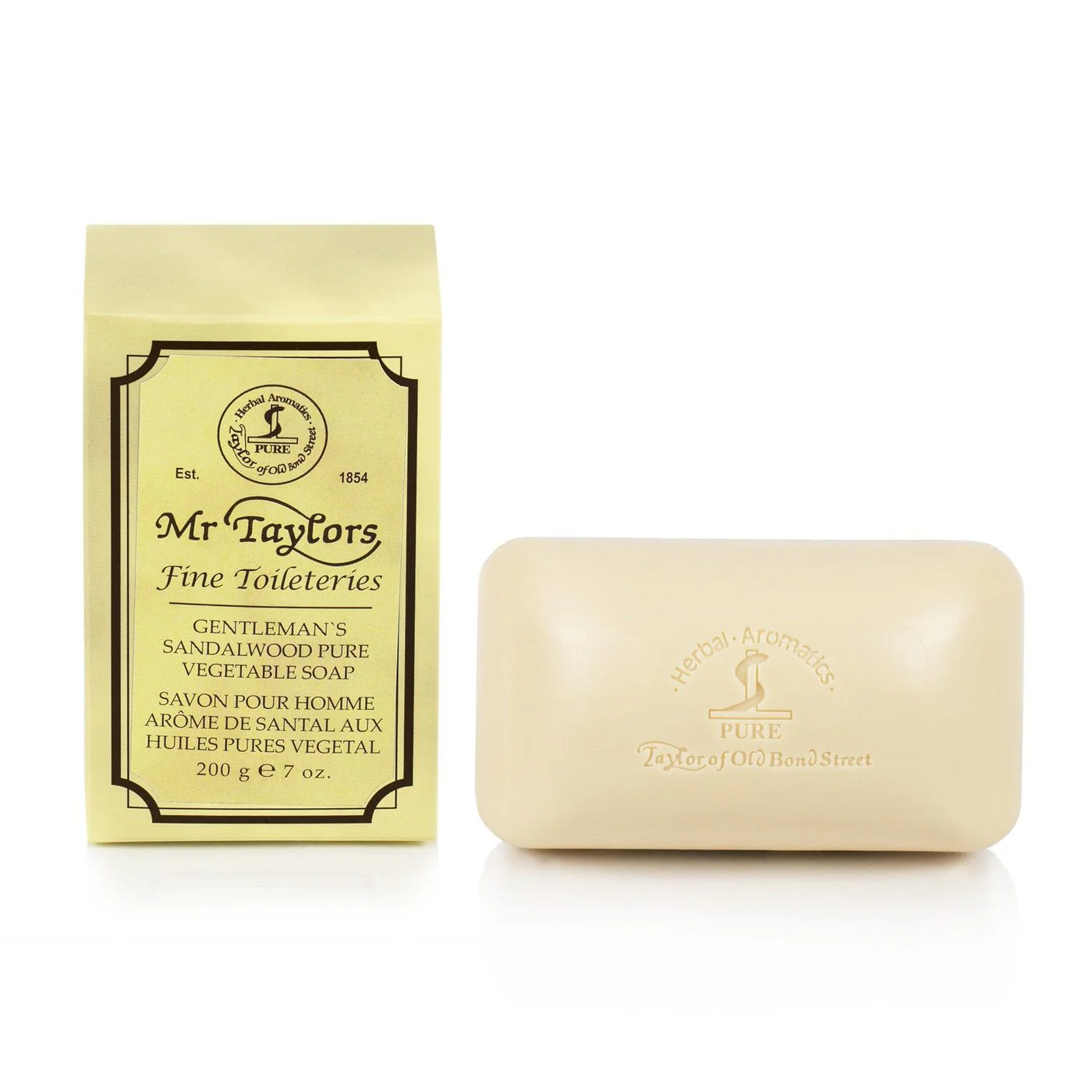 Taylor Of Old Bond Street Gentleman's Pure Vegetable Soap, Sandalwood, 200g - Image 4