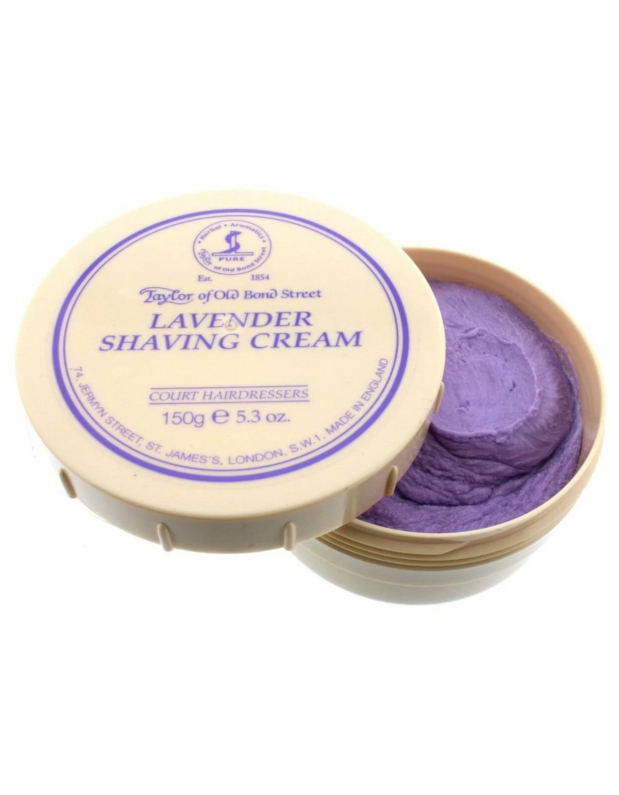 Taylor of Old Bond Street - Lavender Shaving Cream - 5.3oz - Image 3