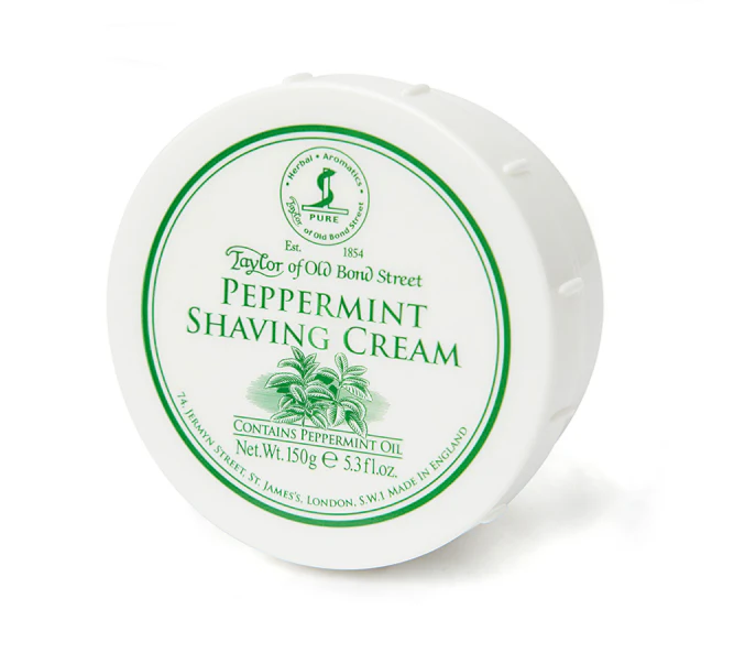 Taylor of Old Bond Street - Peppermint Shaving Cream - 5.3oz