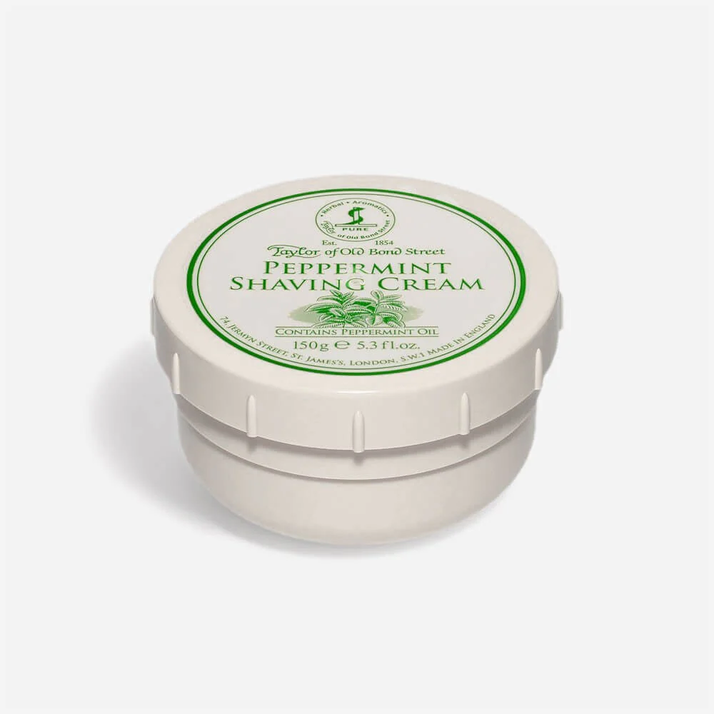 Taylor of Old Bond Street - Peppermint Shaving Cream - 5.3oz - Image 2