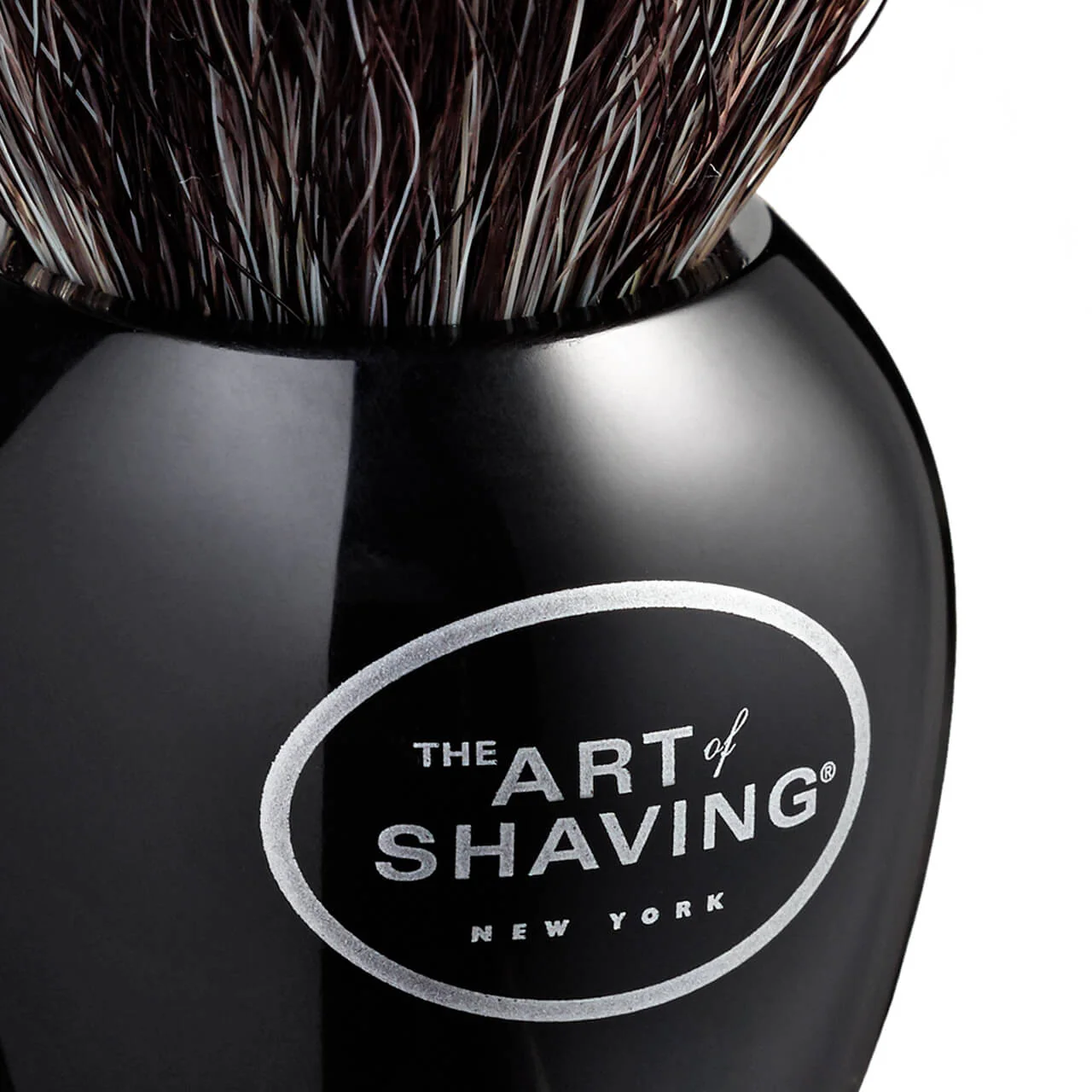 The Art of Shaving Synthetic Pure Black Shaving Brush - Image 2