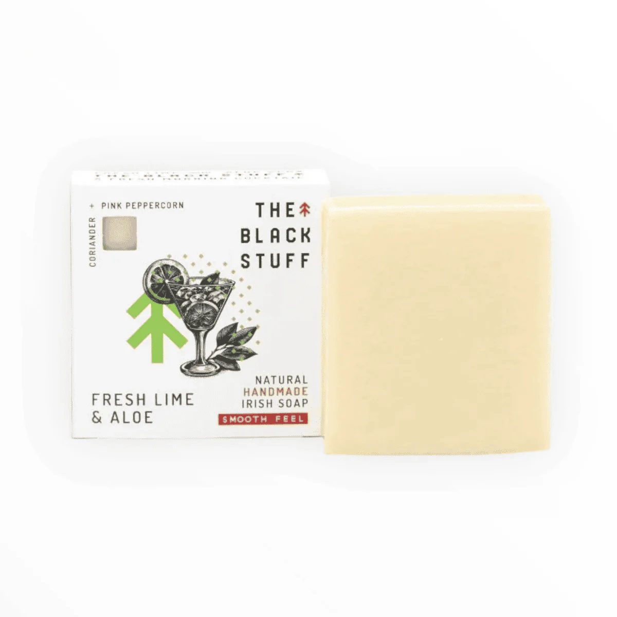 The Black Stuff Fresh Aloe and Lime Bar Soap 5oz - Image 2