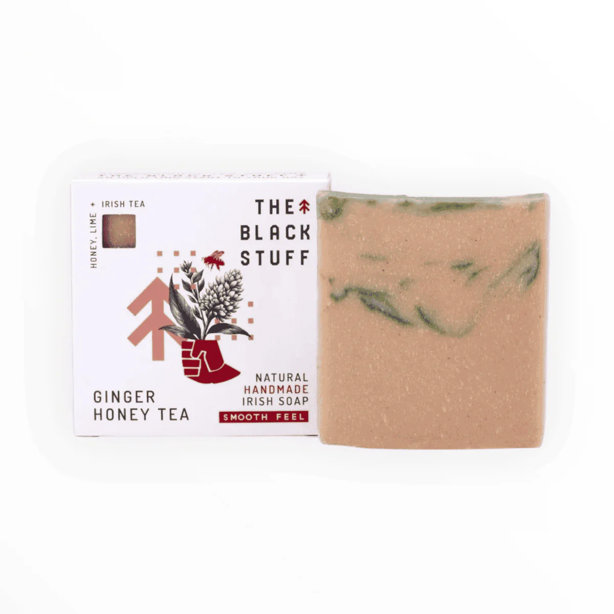 The Black Stuff Ginger Honey Tea Bar Soap 5oz - Image 2