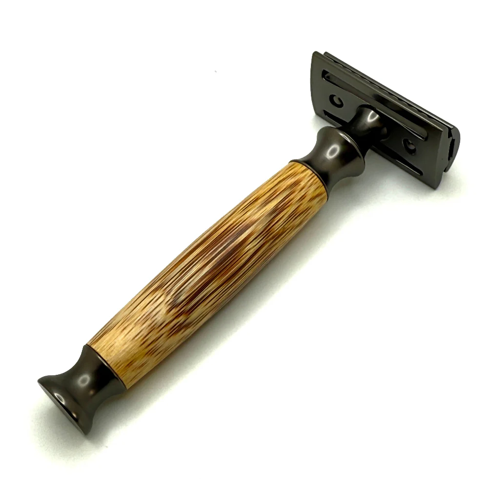 TRC Classic Bamboo Handle Double Edge Safety Razor - Image 3