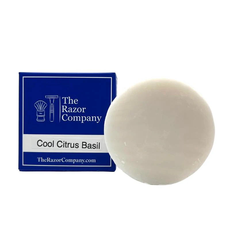 TRC Cool Citrus & Basil Shaving Soap Puck 4.5oz