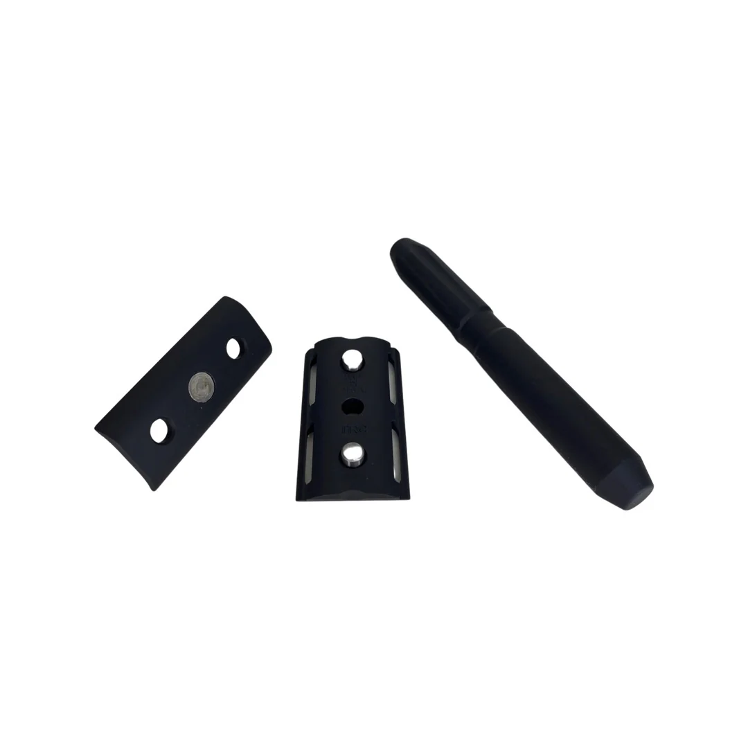 TRC Double Edge Safety Razor Black Aluminum - Image 7