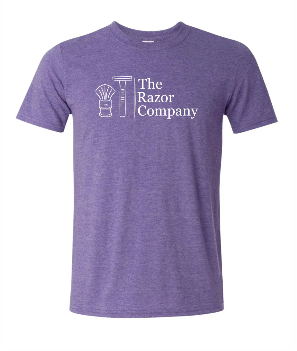 TRC Logo T-SHIRT Heather Purple Soft Tee