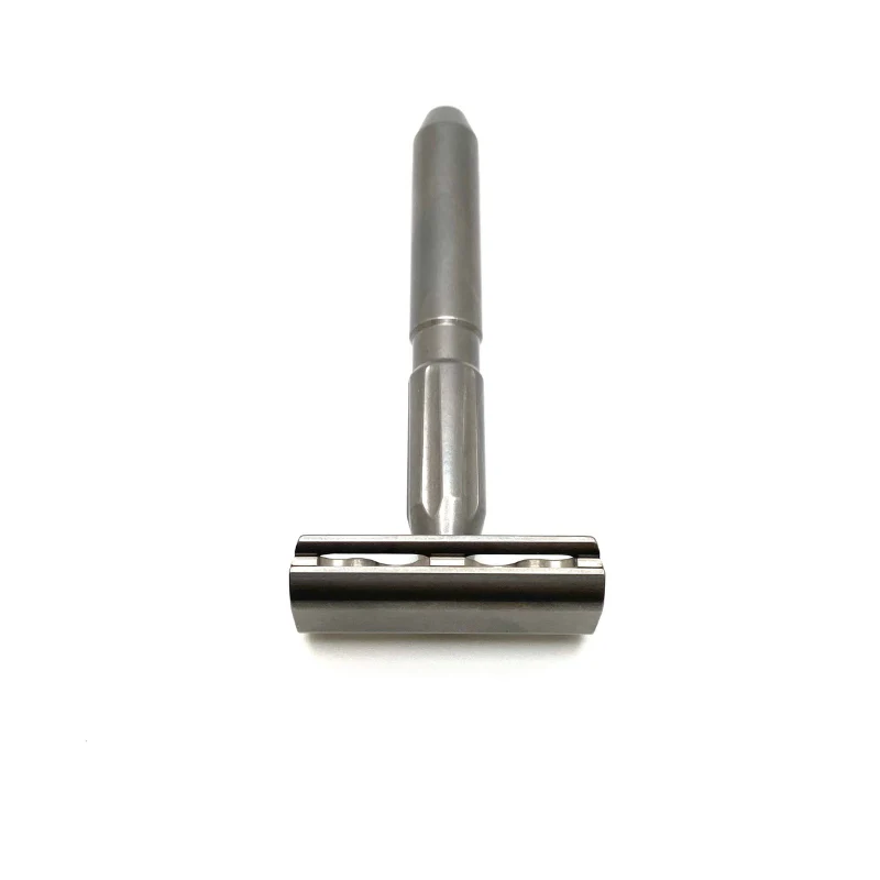 TRC - Stainless Steel Double Edge Safety Razor - Tumbled - - Image 9