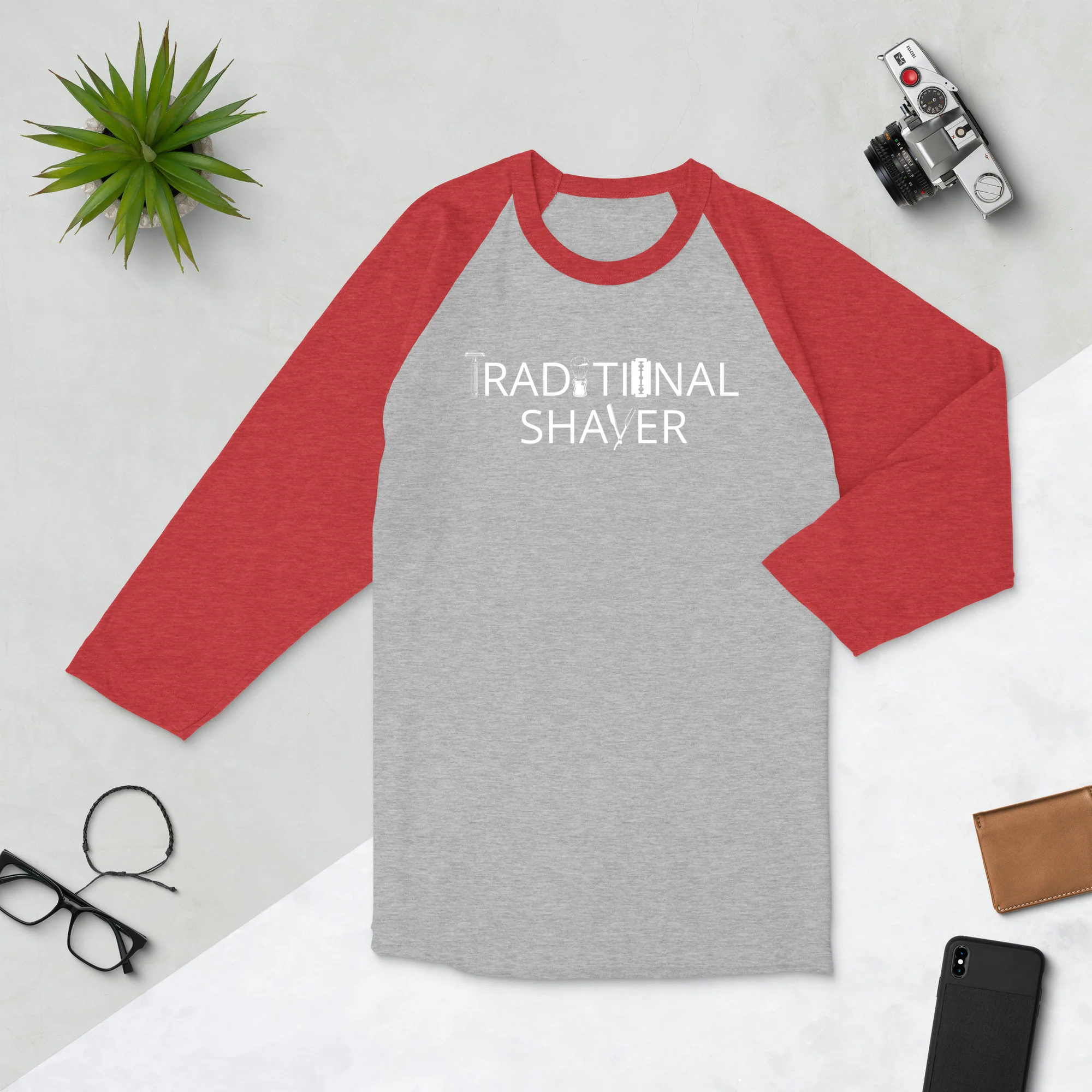 TRC Traditional Shaver 3/4 Sleeve Raglan Shirt - Image 8