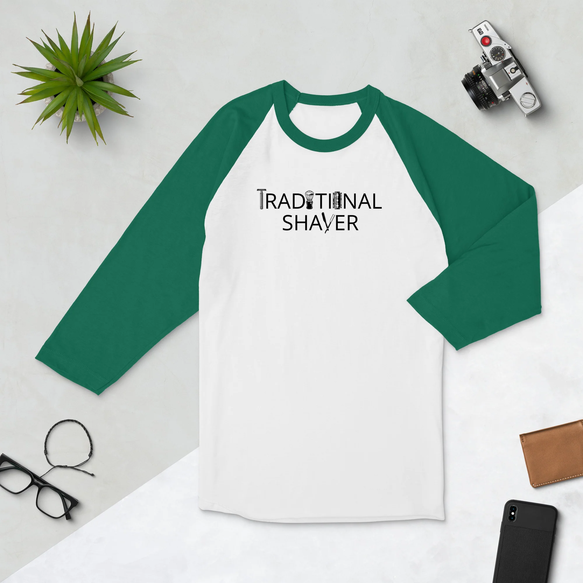 TRC Traditional Shaver 3/4 Sleeve Raglan Shirt - Image 14