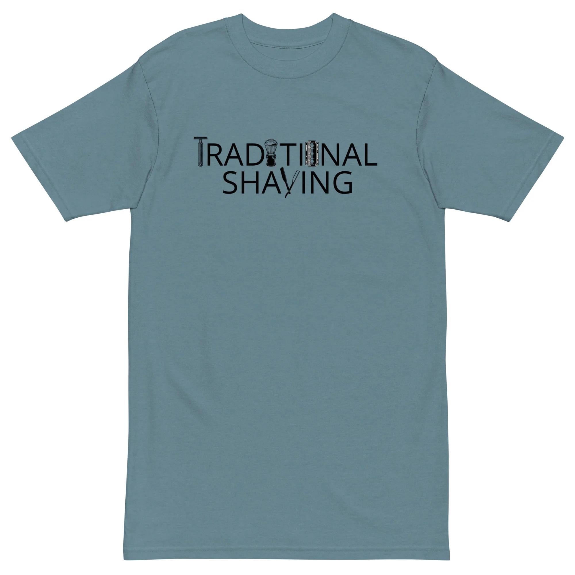 TRC Traditional Shaving Men’s Premium Heavyweight Tee - Image 3