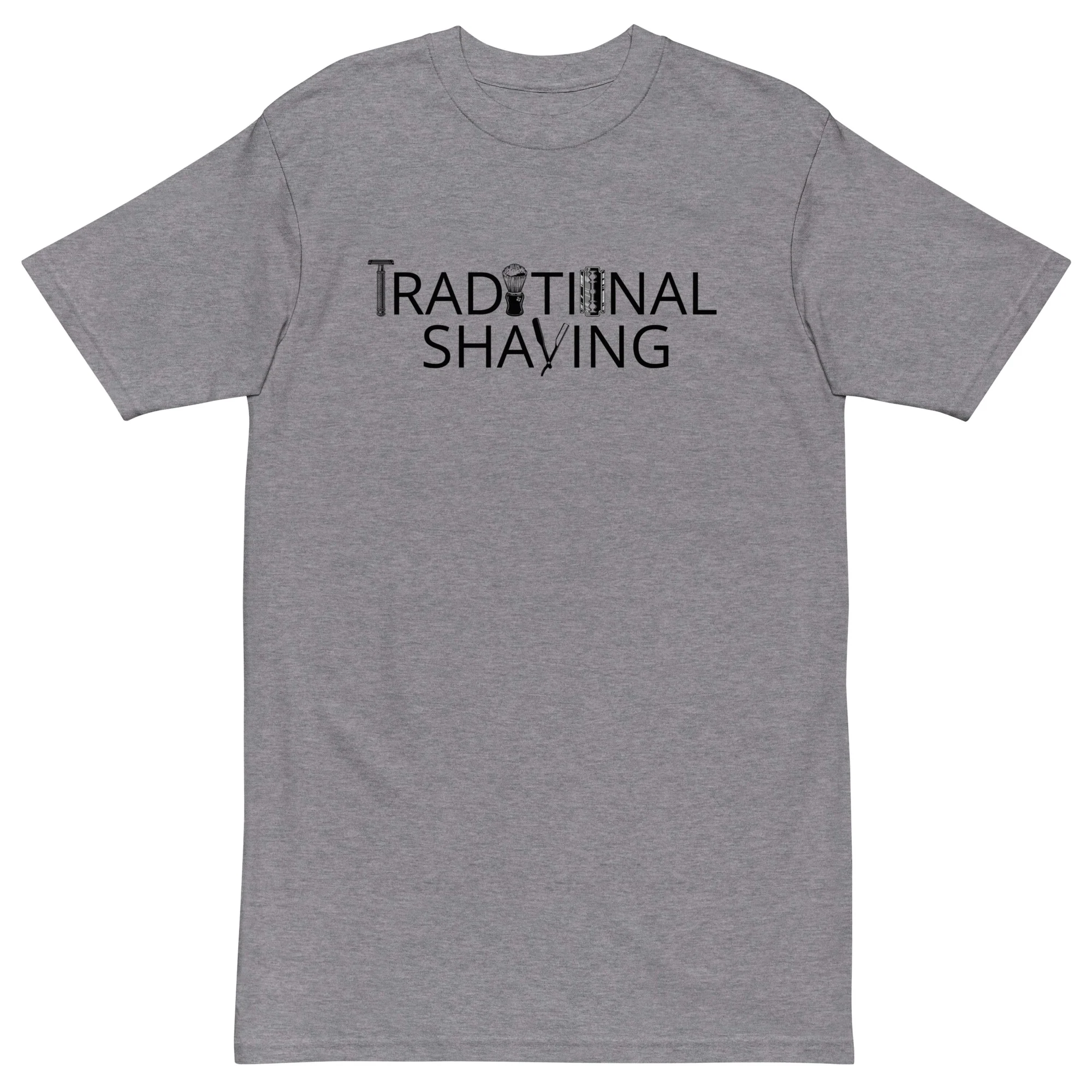 TRC Traditional Shaving Men’s Premium Heavyweight Tee - Image 4
