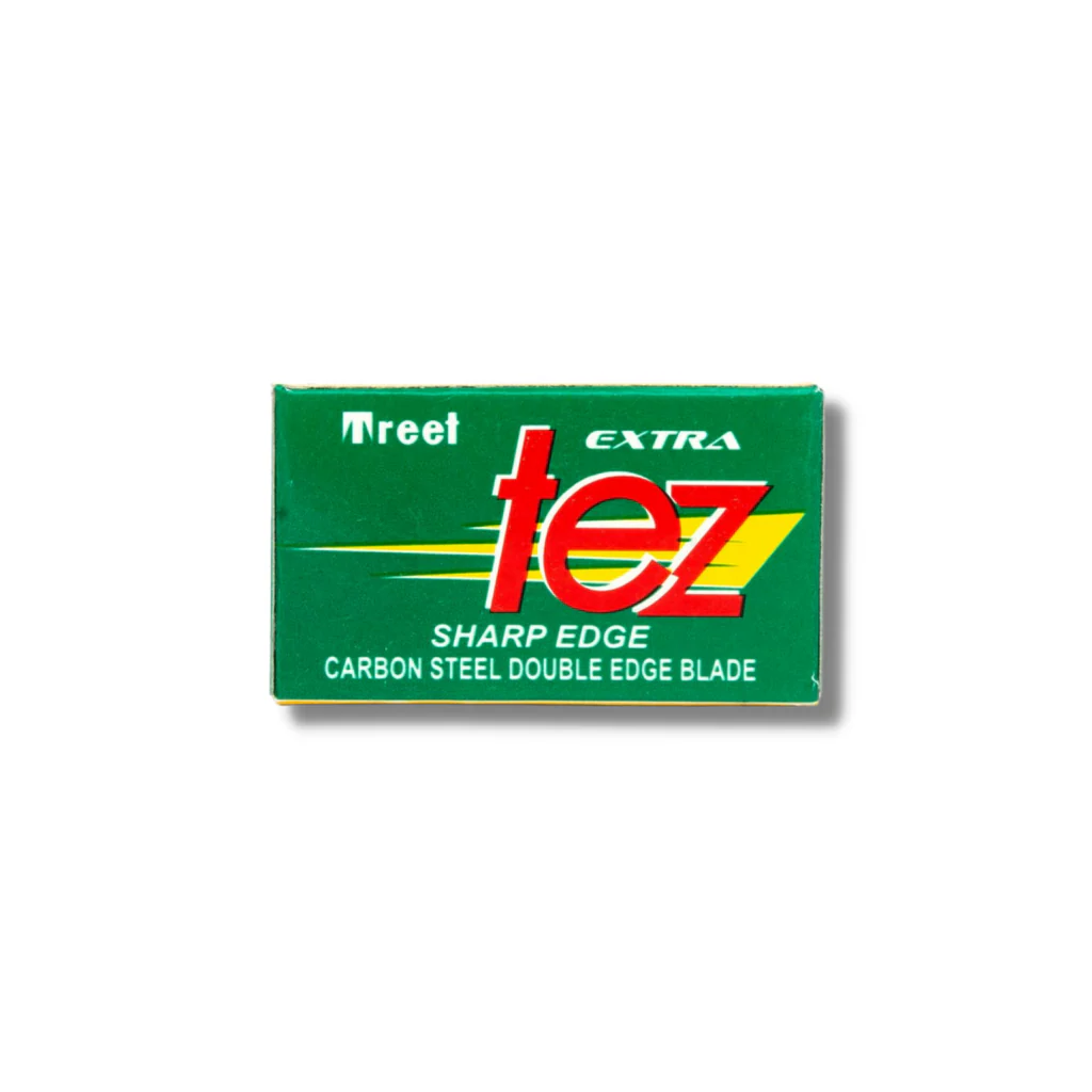 Treet - Tez Double Edge Razor Blades - Carbon Steel - Pack of 10 Blades - Image 2