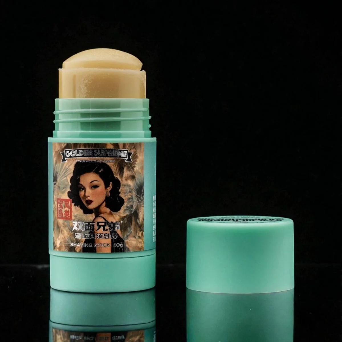 TwoFace Brothers Golden Supreme Shaving Stick Baodao Pineapple 1.5oz - Image 2
