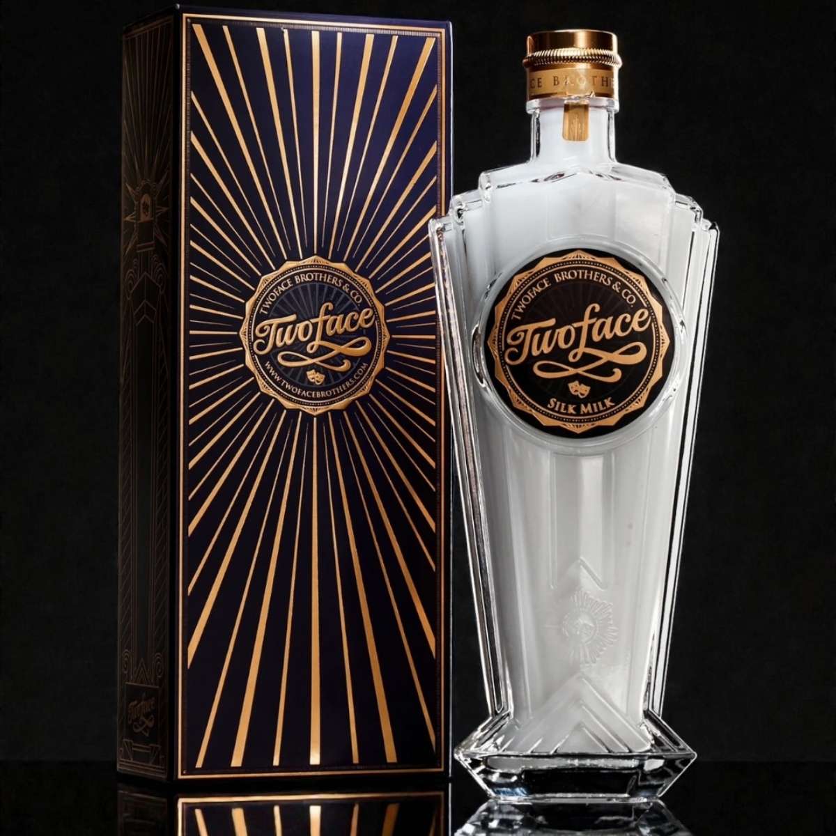 TwoFace Brothers Aftershave Lotion Silk Milk 150ml