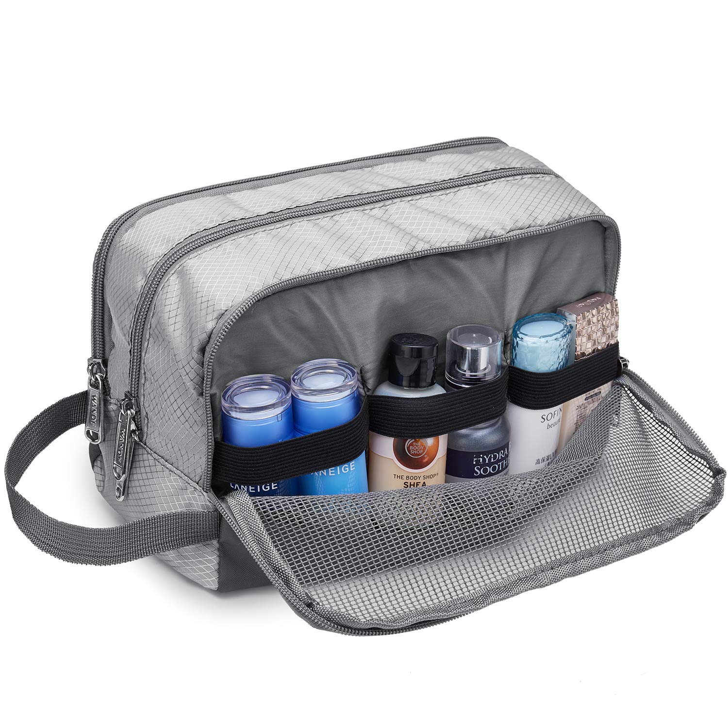 Wandf - Shaving and Grooming Travel Dopp Kit - Grey - Image 2