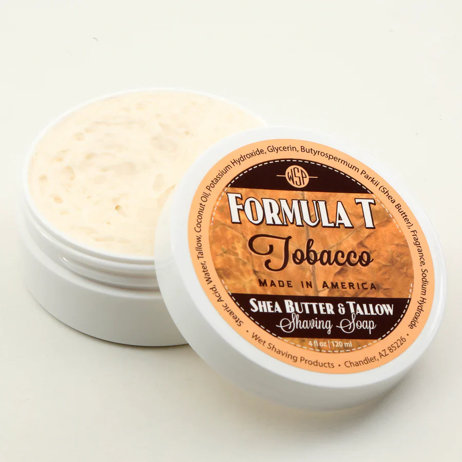 Wet Shaving Products Tobacco Formula T Shave Soap 4oz - Image 2
