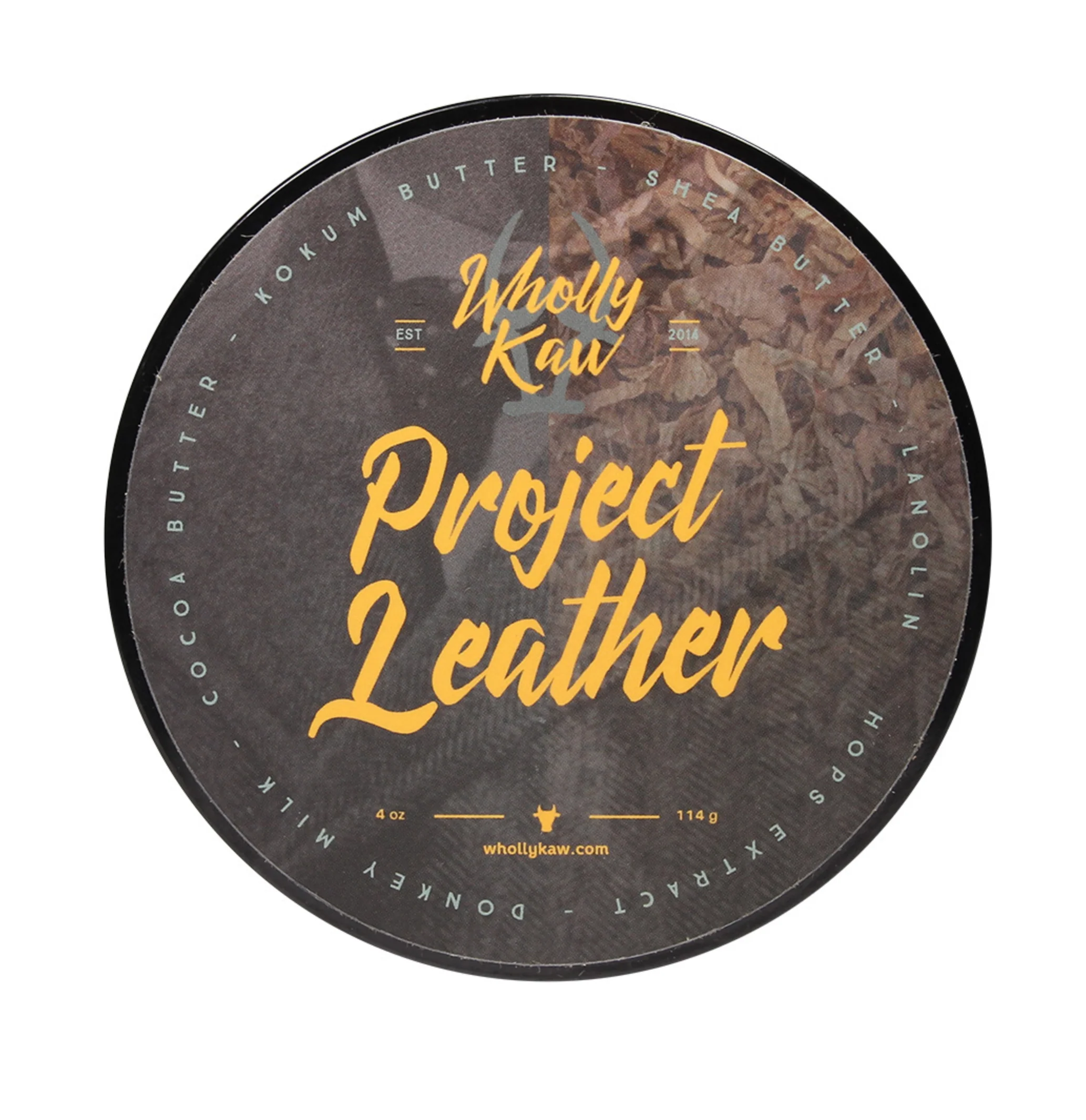Wholly Kaw - Project Leather - Premium Shave Soap