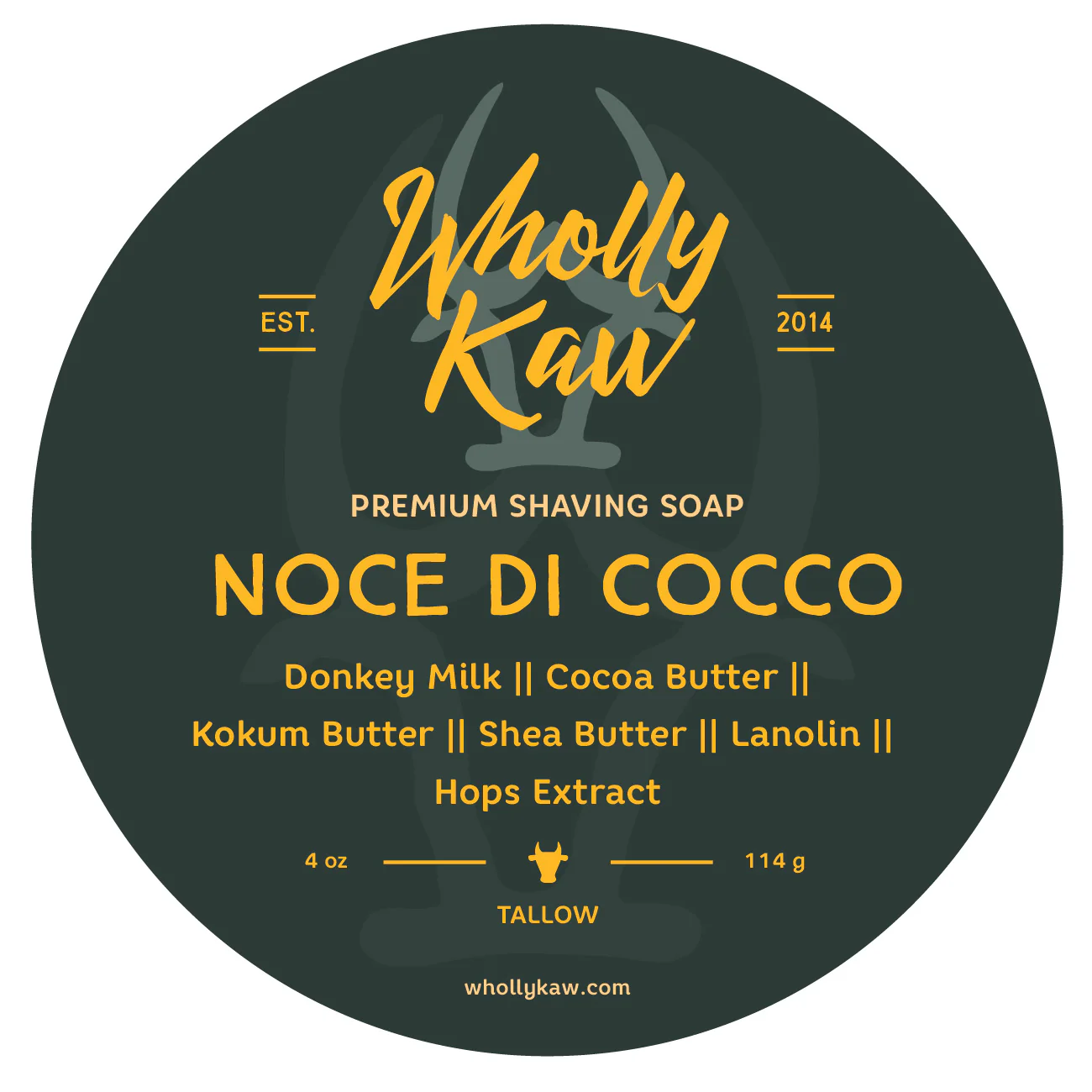 Wholly Kaw - Premium Shave Soap -  Noce di Cocco