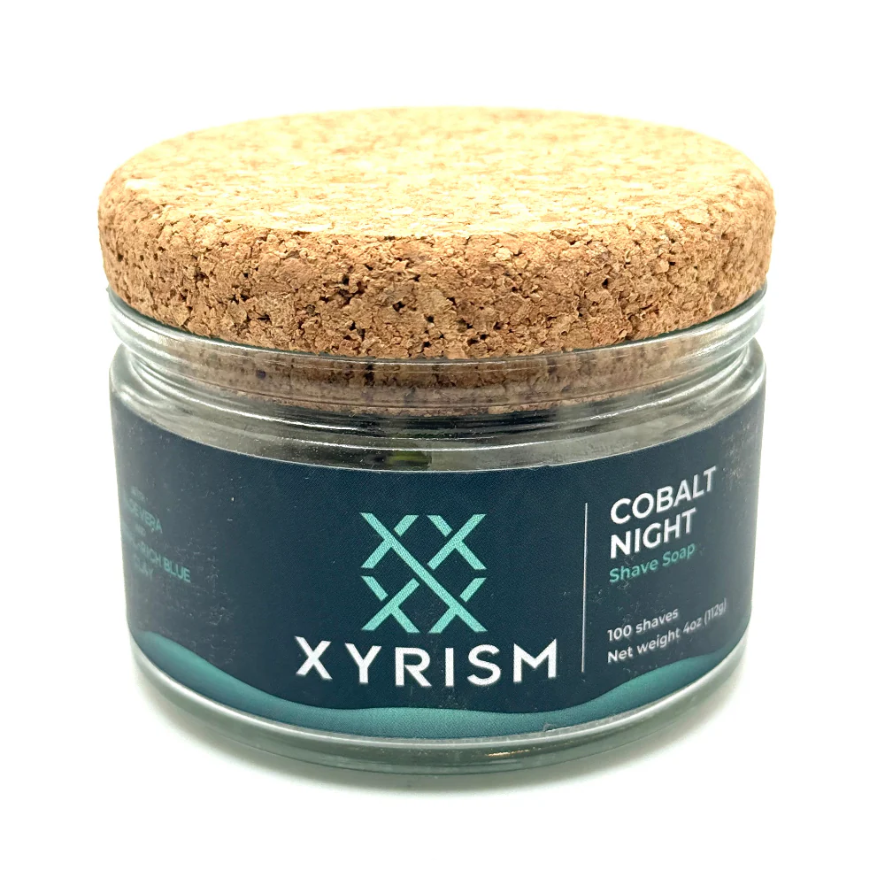 XYRISM Cobalt Night Shave Soap 4oz - Image 2